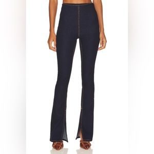 EB Denim Split Hem Jegging in Midnight